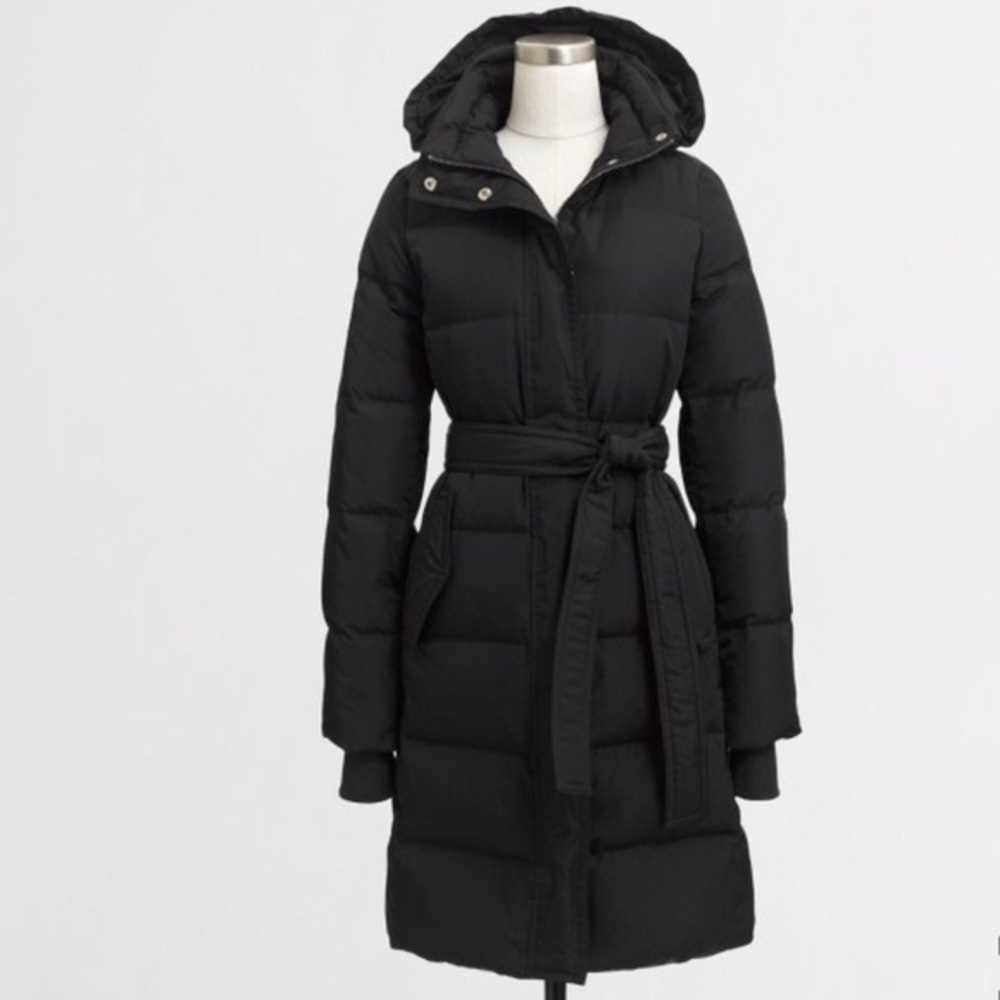 J. Crew women’s belted puffer coat XXS